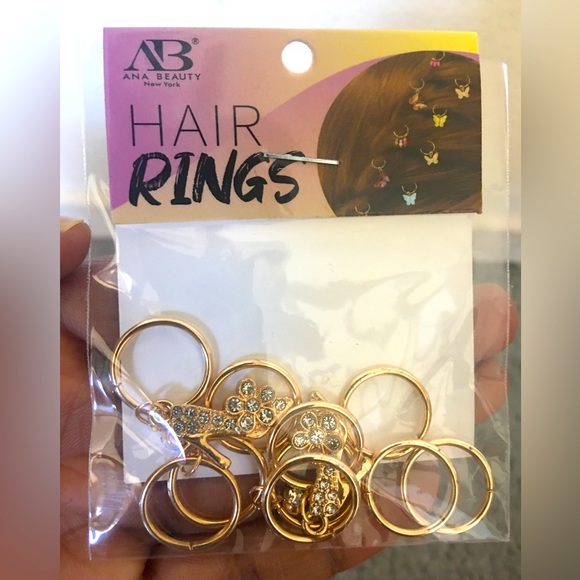 NWOT decorative hair rings for locs, twists, braids, corn rows, and more! - Picture 1 of 2